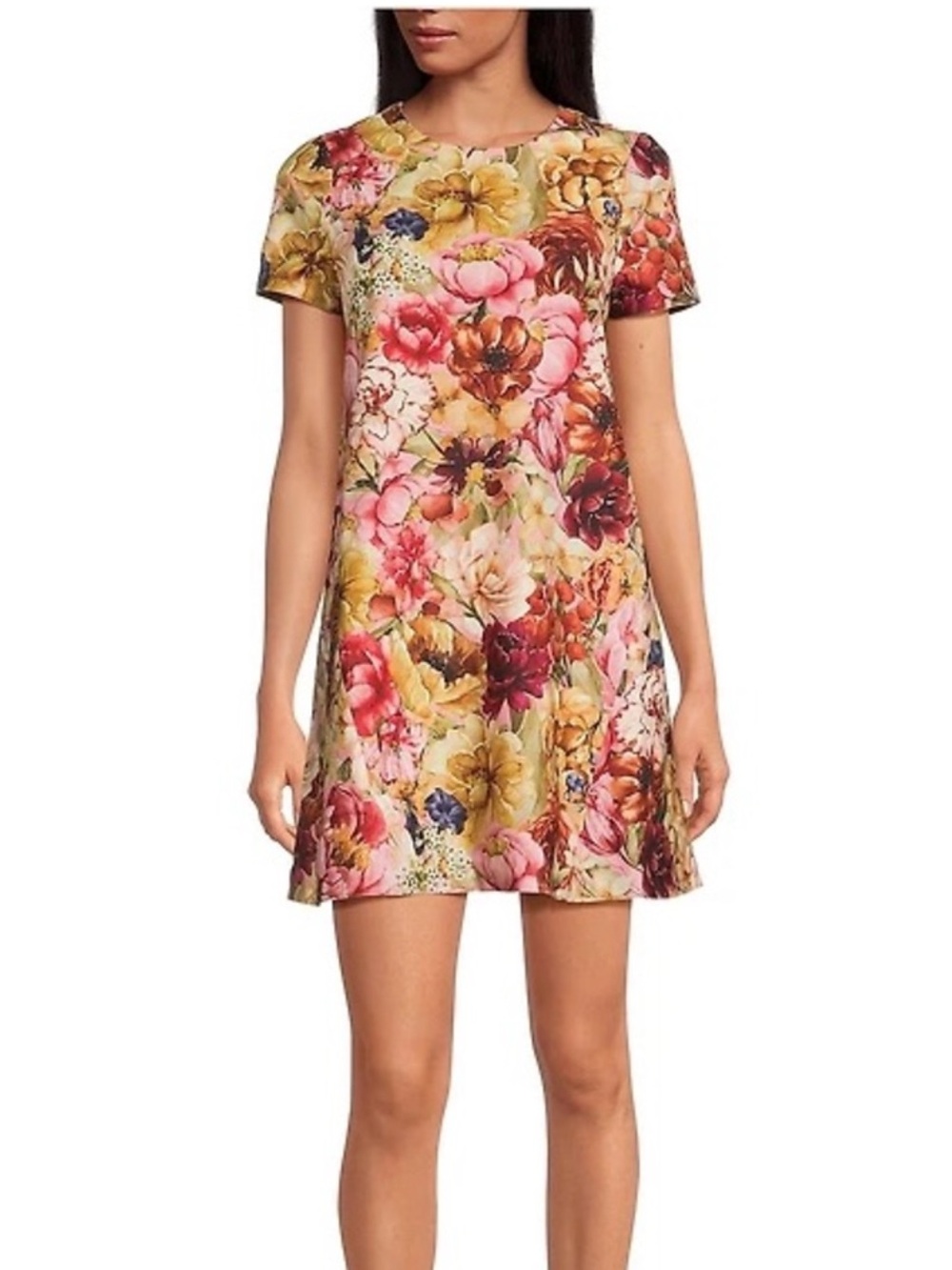 NWT Mestiza New York Cecily Convertible Mini Dress M Floral Print Round Neck